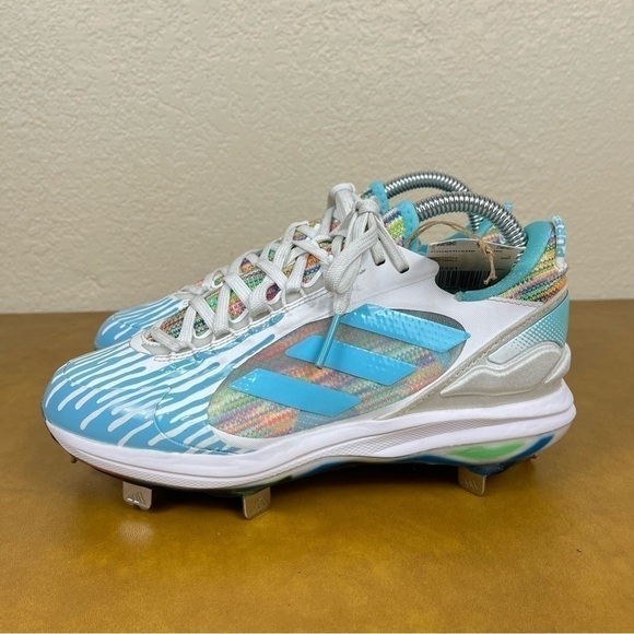 Adidas Pure Hustle 2 Elite Dripped-Out Metal Fastpitch Softball Cleat Sz 6.5 Wmn - Picture 5 of 14
